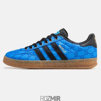 Кроссовки Gucci x adidas Gazelle Blue