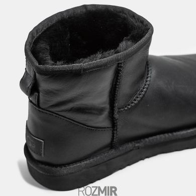 Мужские угги UGG Mini Classic Leather "Black"