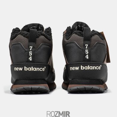 Зимові кросівки New Balance 754 Winter Brown з хутром