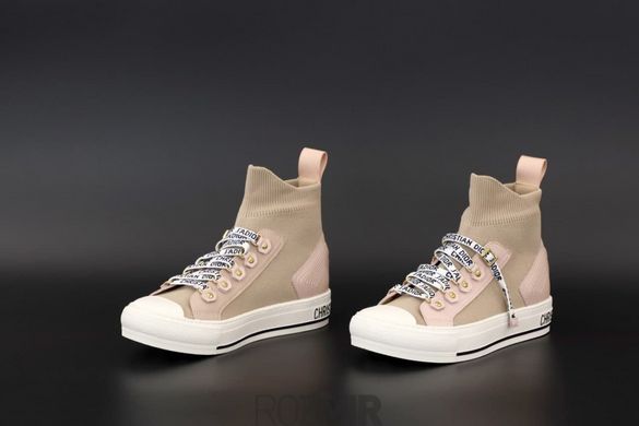 Жіночі кросівки Dior Walk'N'Dior Sneaker Nude Technical Mesh