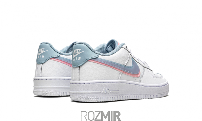 Кросівки Nike Air Force 1 LV8 Double Swoosh "White/Light Armory Blue" CW1574-100