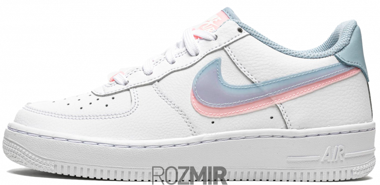 Кроссовки Nike Air Force 1 LV8 Double Swoosh "White/Light Armory Blue" CW1574-100