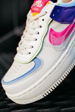 Жіночі кросівки Nike Air Force 1 Low Shadow "White Pink Purple"