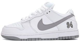 Кроссовки Nike SB Dunk Low Supreme 94 "White/Grey"