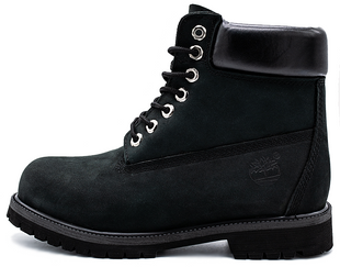 Женские ботинки Timberland "Black" Термо без меха