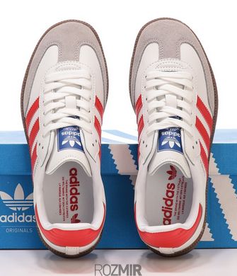 Кросівки adidas Samba OG White Better Scarlet IG1025