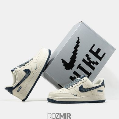 Supreme x Nike Air Force 1 Low "White/Navy"