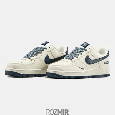 Supreme x Nike Air Force 1 Low "White/Navy"