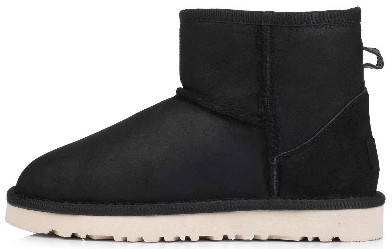 ugg mini leather black