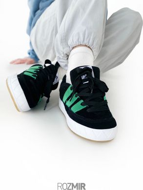 Кросівки XLARGE x atmos x adidas Adimatic Black/Green-White