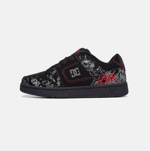 Кросівки DC x Slayer Pure Shoes "Black Grey Red"