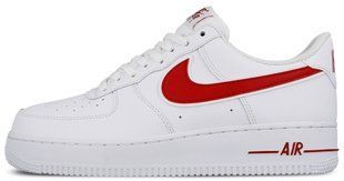 Кроссовки Nike Air Force 1 &acute;07 3 &ldquo;White / Gym Red&rdquo;