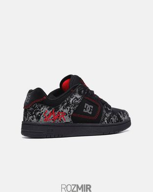 Кросівки DC x Slayer Pure Shoes "Black Grey Red"