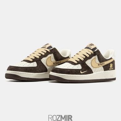 Undefeated x Nike Air Force 1 Low "Brown/Beige-White"