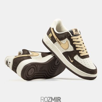 Undefeated x Nike Air Force 1 Low "Brown/Beige-White"