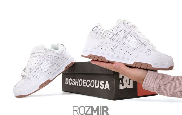 Кроссовки DC Shoes Stag "White/Gum"