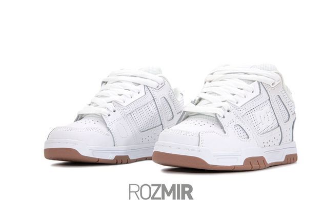 Кроссовки DC Shoes Stag "White/Gum"