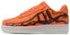 Мужские кроссовки Nike Air Force 1 Skeleton "Orange"