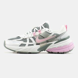 Женские кроссовки Nike V2K Runtekk "White/Grey/Pink"