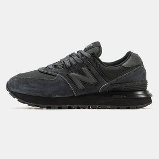 Мужские кроссовки New Balance 574 Gore-Tex Термо "Dark Gray/Black"