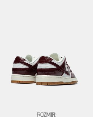 Кроссовки Nike Dunk Low LX Dark Team Red Croc  FJ2260-004