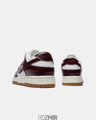Кроссовки Nike Dunk Low LX Dark Team Red Croc  FJ2260-004