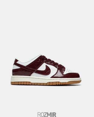 Кроссовки Nike Dunk Low LX Dark Team Red Croc  FJ2260-004