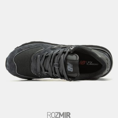 Мужские кроссовки New Balance 574 Gore-Tex Термо "Dark Gray/Black"