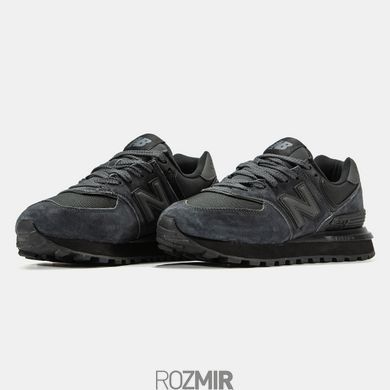 Мужские кроссовки New Balance 574 Gore-Tex Термо "Dark Gray/Black"