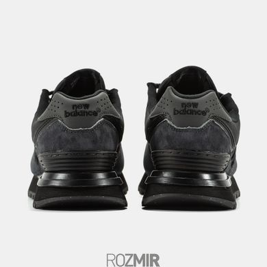 Мужские кроссовки New Balance 574 Gore-Tex Термо "Dark Gray/Black"
