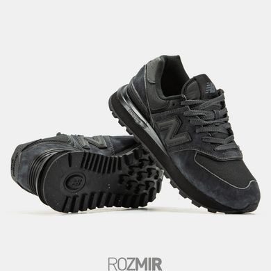 Мужские кроссовки New Balance 574 Gore-Tex Термо "Dark Gray/Black"