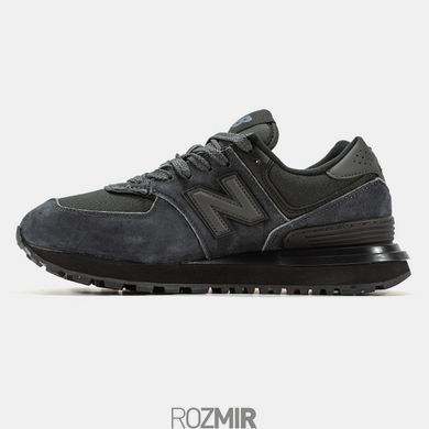 Мужские кроссовки New Balance 574 Gore-Tex Термо "Dark Gray/Black"