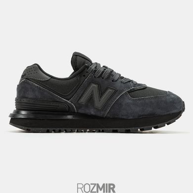 Мужские кроссовки New Balance 574 Gore-Tex Термо "Dark Gray/Black"