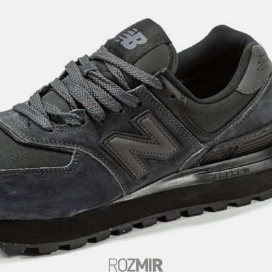 Мужские кроссовки New Balance 574 Gore-Tex Термо "Dark Gray/Black"