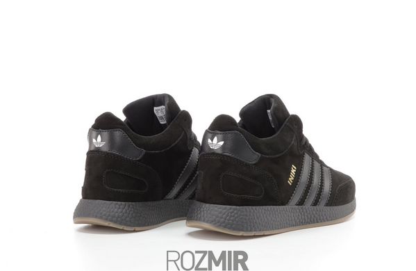 Зимові кросівки adidas Iniki Winter "Triple Black" з хутром