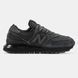 Мужские кроссовки New Balance 574 Gore-Tex Термо "Dark Gray/Black"