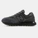 Мужские кроссовки New Balance 574 Gore-Tex Термо "Dark Gray/Black"