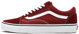 Зимові кеди Vans Old Skool Winter "Bordo/White" з хутром