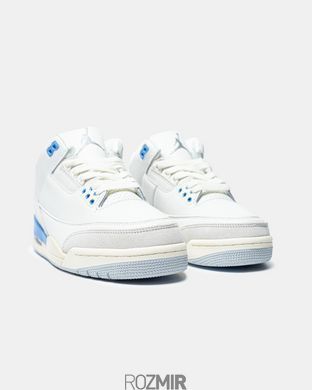 Кроссовки Air Jordan 3 Retro Lucky Summit White / Blue