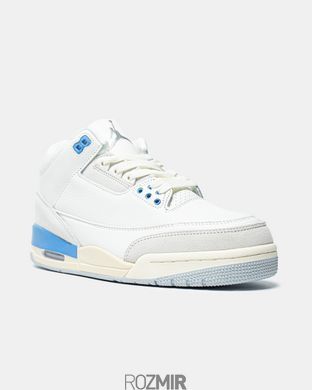 Кроссовки Air Jordan 3 Retro Lucky Summit White / Blue
