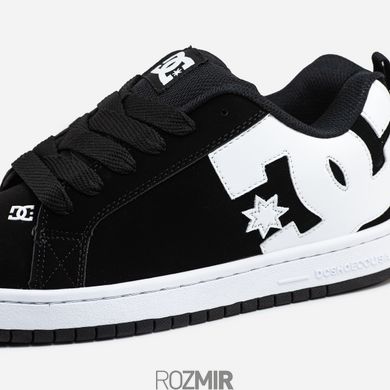 Кроссовки DC Court Graffik Shoes "Black/White"