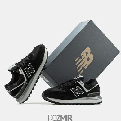 Мужские кроссовки New Balance 574 Gore-Tex Термо "Black/White"