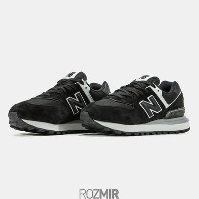 Мужские кроссовки New Balance 574 Gore-Tex Термо "Black/White"