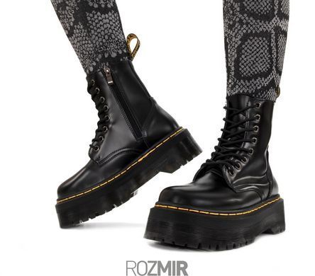 Ботинки Dr. Martens Jadon "Black/Yellow"