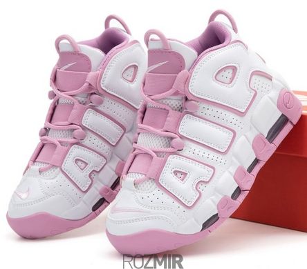 Женские кроссовки Nike Air More Uptempo “White/Pink”