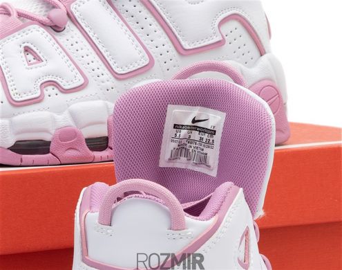 Женские кроссовки Nike Air More Uptempo “White/Pink”