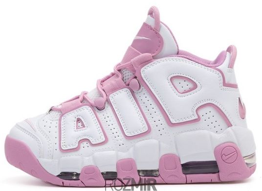 Женские кроссовки Nike Air More Uptempo “White/Pink”