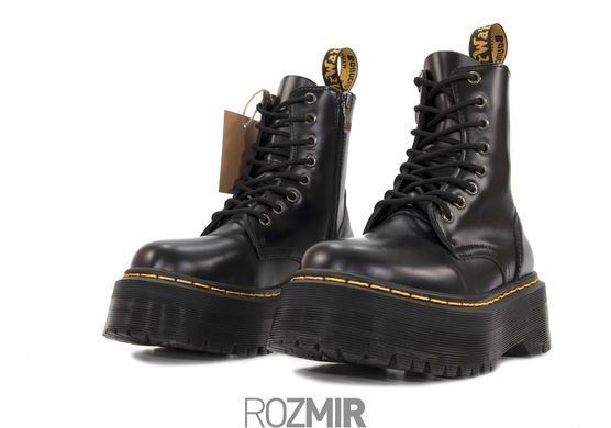 Ботинки Dr. Martens Jadon "Black/Yellow"