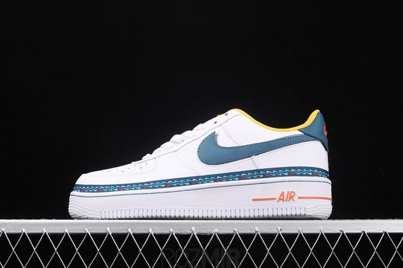 Женские кроссовки Nike Air Force 1 Low Swoosh Chain Pack "White"