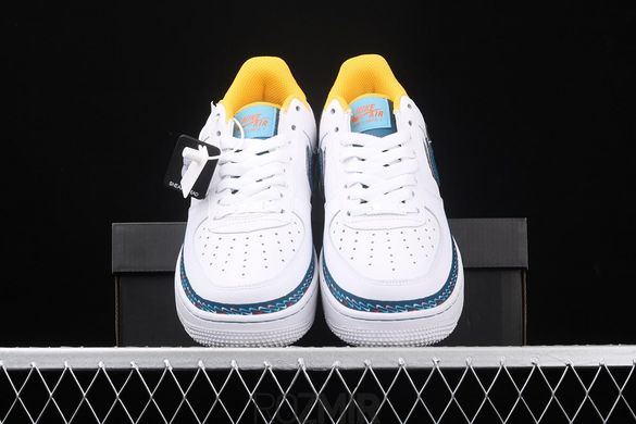 Женские кроссовки Nike Air Force 1 Low Swoosh Chain Pack "White"